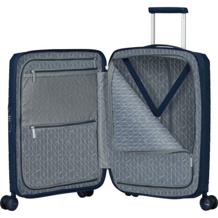 American Tourister Maleta de Cabina Fastforward Spinner Expansible 55cm 55x40x23cm 4 Ruedas Azul Marino